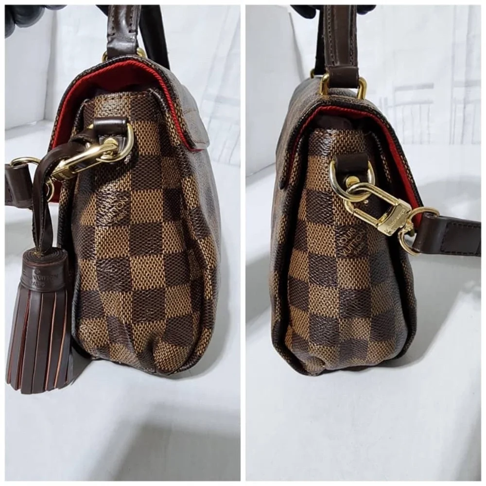 Authentic Louis Vuitton Croisette Damier Ebene Crossbody/ Satchel Bag